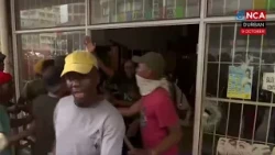 Attempted looting of shops amid unrest in Durban