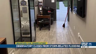 Branched Oak Observatory closes due to storm-related flooding