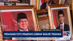 Pedagang Foto Prabowo-Gibran di Pasar Baru Kebanjiran Pesanan