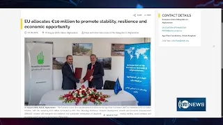 EU allocates €10 million for Afghanistan development program
