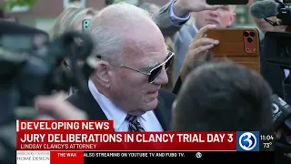 Jury deliberations continue for third day in Lindsay Clancy murder trial