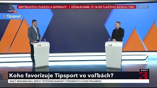 Tipsport zverejnil prvé kurzy na komunálne a župné voľby
