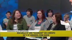 ESCUELA Nº 203 “GUARANÍ” DE CRESPO (4º Y 5º GRADO), CON HUCK
