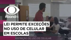 Celular nas escolas: lei permite exceções