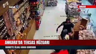 Wild West in Ankara! Armed Brawl at Grocery Store Caught on Camera