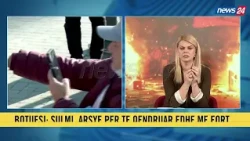 Çfarë është ky send? Policia hedh drejt protestuesve një objekt misterioz, por nuk shpërthen