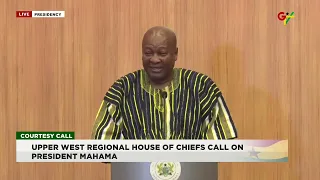 Upper west regional house of chiefs call on President Mahama