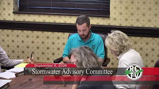 Stormwater Advisory Committee - September 8, 2026