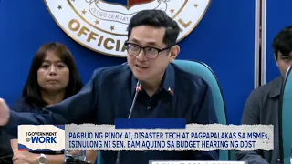 Pinoy AI, disaster tech, pagpapalakas sa MSMEs, isinulong ni Sen. Aquino sa budget hearing ng DOST