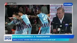 Abdullah Avcı: "Umarım Tüm Kupaları Kazanmak Nasip Olur" | Fatih Karagümrük 0 - 4 Trabzonspor