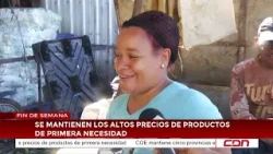 Se mantienen los altos precios de productos de primera necesidad