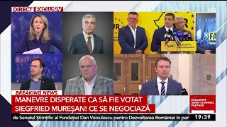 AUR va ieși din sală „cel mai probabil” la votul pentru Guvernul Mureșan.