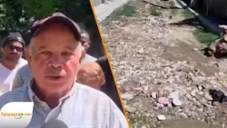 Calles destruidas y aguas contaminadas amenazan la salud en Los Ángeles de Montecristi