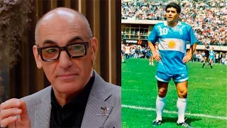 For rent balconies: the anecdote of Mauricio Dayub with Diego Maradona at a football match