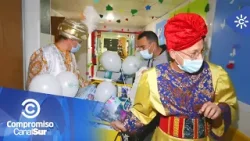 Compromiso Canal Sur | La 'Caravana de la Salud' visita a los menores hospitalizados