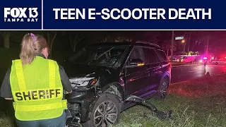 Florida teen killed by car while riding e-scooter