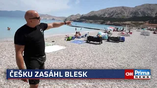 Zásah Češky bleskem v Chorvatsku: Život jí zachránil plavčík. Popsal dramatickou resuscitaci