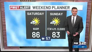 Friday evening weather forecast (8/7)