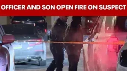 Off-duty officer and his son open fire on teen breaking into their vehicle