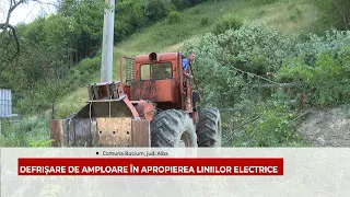 DEFRIȘARE DE AMPLOARE ÎN APROPIEREA LINIILOR ELECTRICE