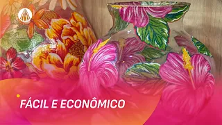 Decoupage em Jarros: Transforme Peças Simples em Decoração | Faça Você Mesmo