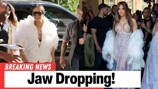 Jennifer Lopez Dazzles in Jewel Covered Sheer Gown | Entertainment