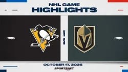 NHL Highlights | Penguins vs. Golden Knights - October 17, 2026