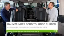 Ford Tourneo Custom bietet bis zu neun Sitzplätze und 5.500 Liter Ladevolumen