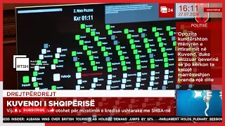 Kuvendi miraton me 74 vota pro marrëveshjen 302 milionë$  me SHBA-në për modernizimin e ushtrisë