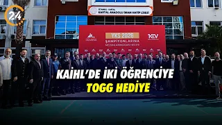 Togg Gifted to Two Students at KAİHL! #currentnews #news #shorts