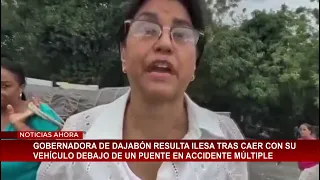 Dajabón Governor unharmed after multi-vehicle accident