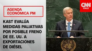 Kast evalúa medidas paliativas ante la eventual restricción de exportaciones de diésel de EE. UU.