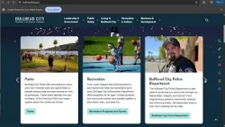 Home Page and Website Navigation | BullheadCityAZ.gov Tutorials