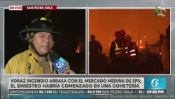 Entre gritos y cenizas, incendio deja cuantiosas pérdidas en el Mercado Medina