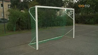 Megújultak a focikapuk a Gayer park egyik sportpályáján