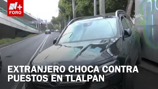 Luxury SUV Crash on Periférico Sur, Tlalpan in CDMX