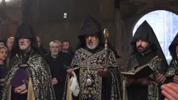 Սուրբ Գայանե վանքում կատարվել է Տեր Տաթև արքեպիսկոպոս Սարգսյանի հոգեհանգստյան կարգը