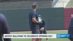 На стадионе Arvest Ballpark состоялось открытие сезона бейсбольной команды Northwest Arkansas Nat...