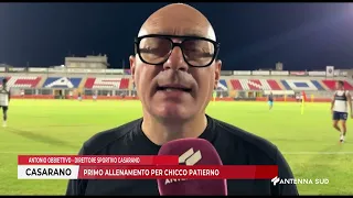 26 AGOSTO 2026   CASARANO   PRIMO ALLENAMENTO PER CHICCO PATIERNO