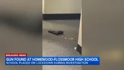 Student arrested after gun, ammo found on floor in suburban HS: police