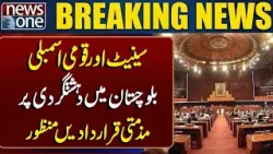 Senate & National Assembly Pass Resolutions Condemning Te**rism in Balochistan | Breaking News
