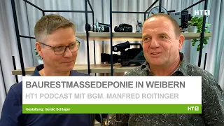 Mayor Roitinger discusses the planned construction waste landfill between Weibern and Aistersheim