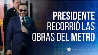 President inspected Bogotá metro works, highlighted progress, and reaffirmed commitments