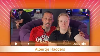 TV Oranje app video message - Albertje Hadders