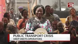Veep Prof. Jane Naana Opoku Agyemang Pays Official Visit to Transport Ministry