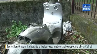 Sesto San Giovanni, decay and insecurity in the Via Cairoli public housing