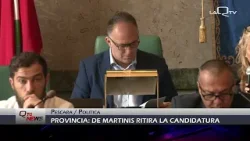 Provincia di Pescara, De Martinis ritira la candidatura