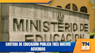 Ministry of Education publishes three new agreements