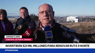 Over $21 Billion to Be Invested in Renovating Route 9 North in Punta Arenas