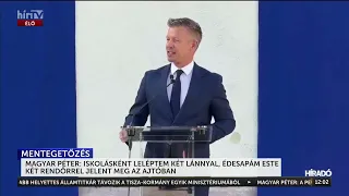 Magyar Péter: iskolásként leléptem két lánnyal, édesapám este két rendőrrel jelent meg az ajtóban